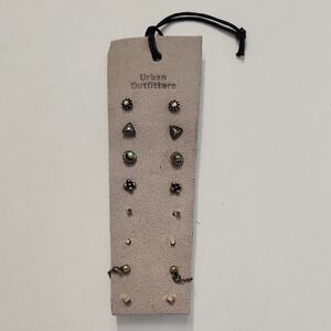 Urban Outfitters Multicolor Stud Earring Collection 8x
